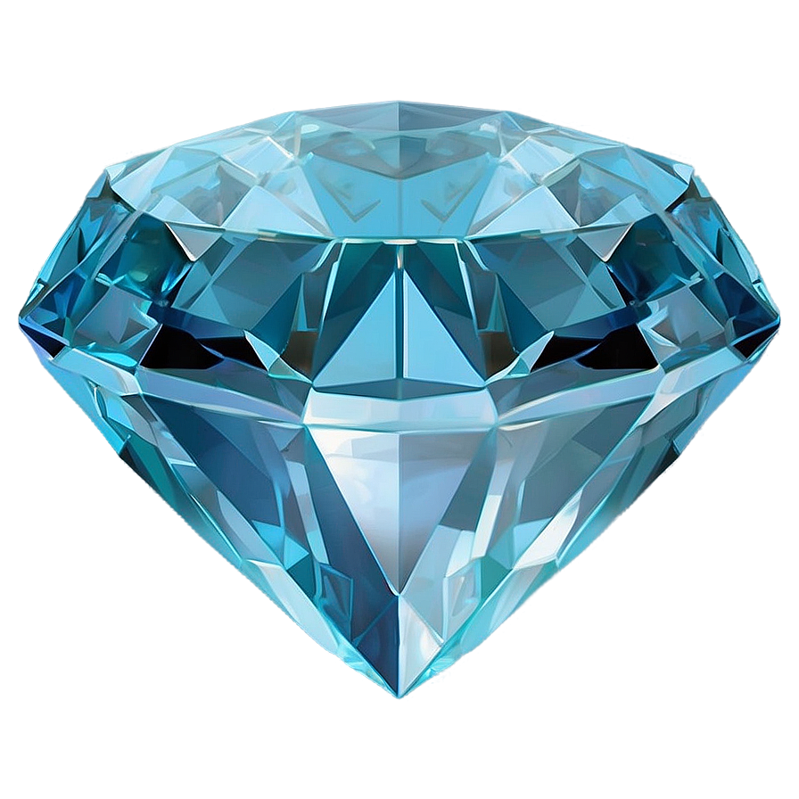 Twinkling Aquamarine Gem Png 27