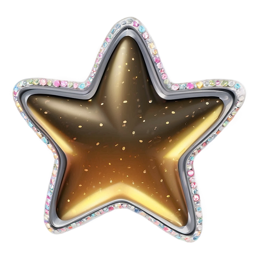 Twinkling Cute Star Png Diq64