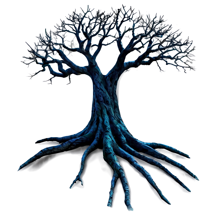 Twisted Black Tree Png 73