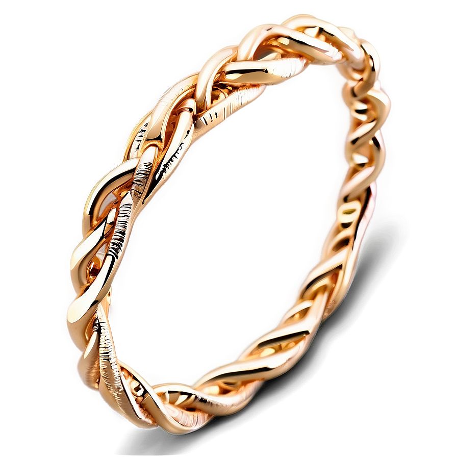 Twisted Gold Bracelet Design Png Crd