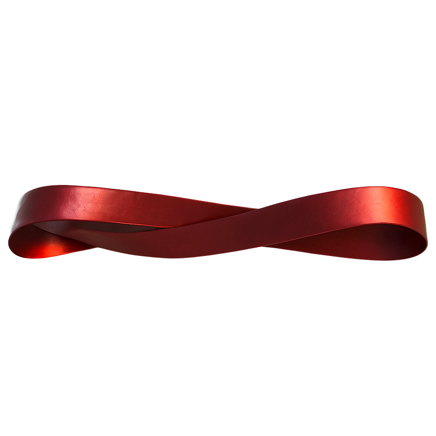 Twisted Red Ribbon Png 44