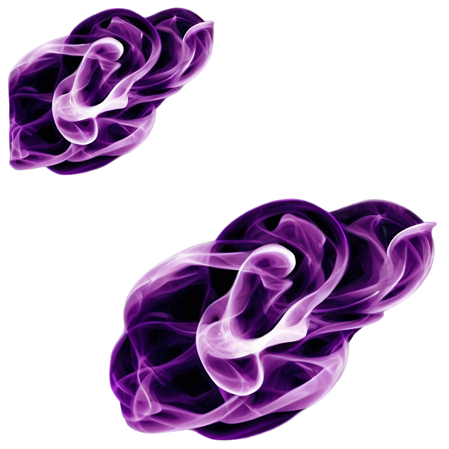 Twisting Purple Smoke Png Usb