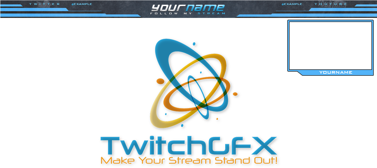 Twitch G F X_ Stream Overlay_ Template