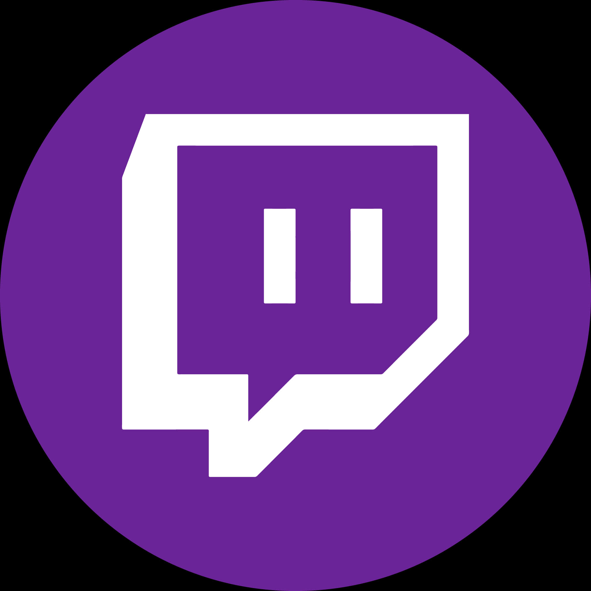 Twitch Logo Purple Background