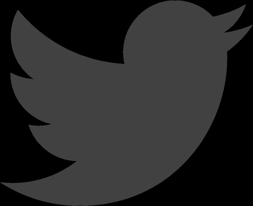 Twitter Logo Black Silhouette