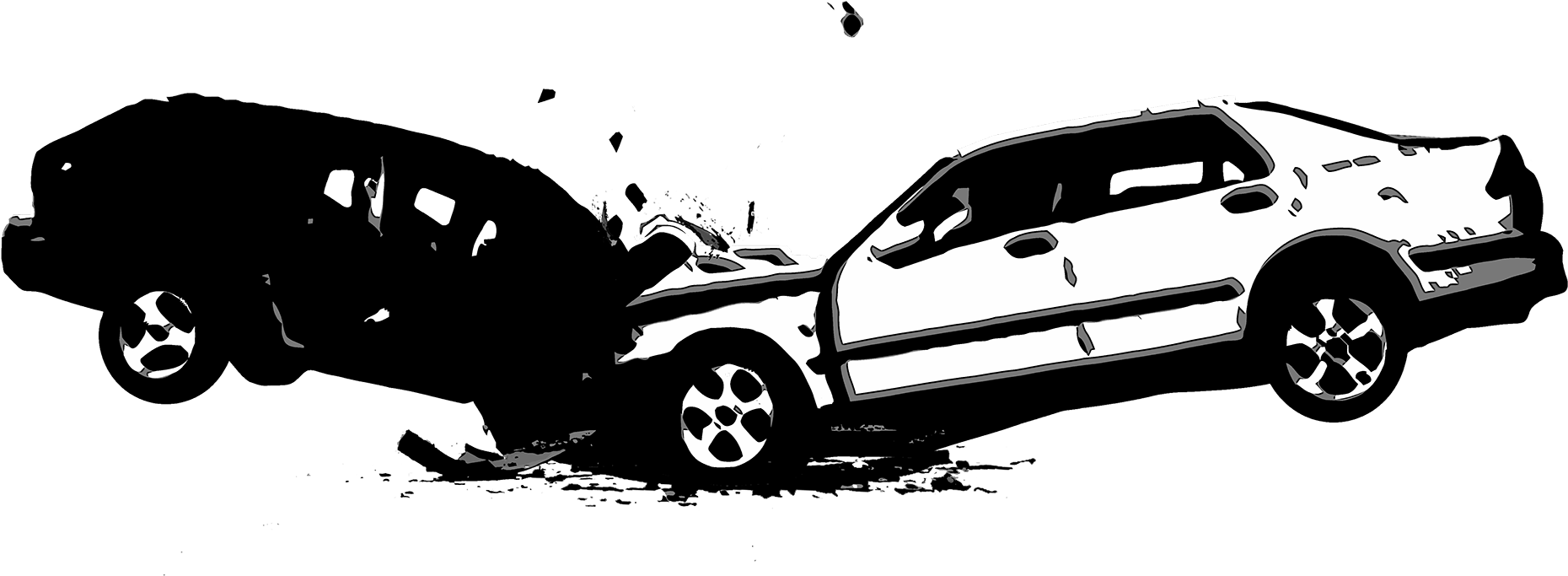 Two Car Collision Illustration