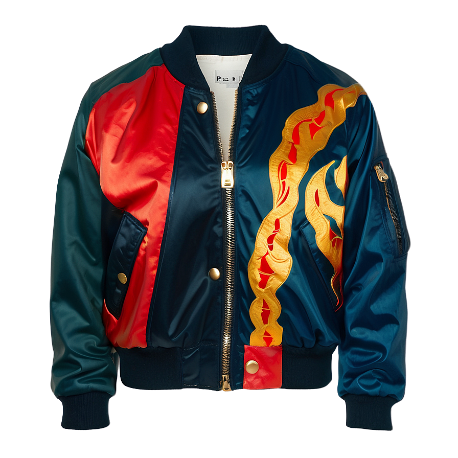 Two-tone Bomber Jacket Png 06282024