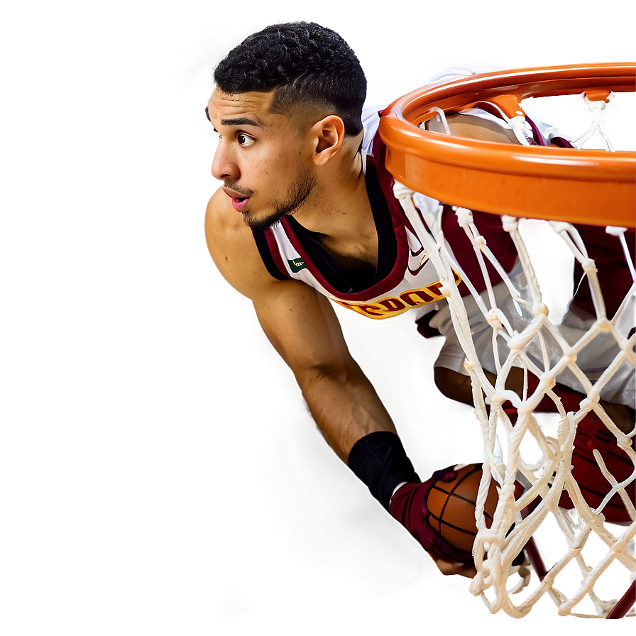 Tyrese Haliburton Dunk Action Png Lih