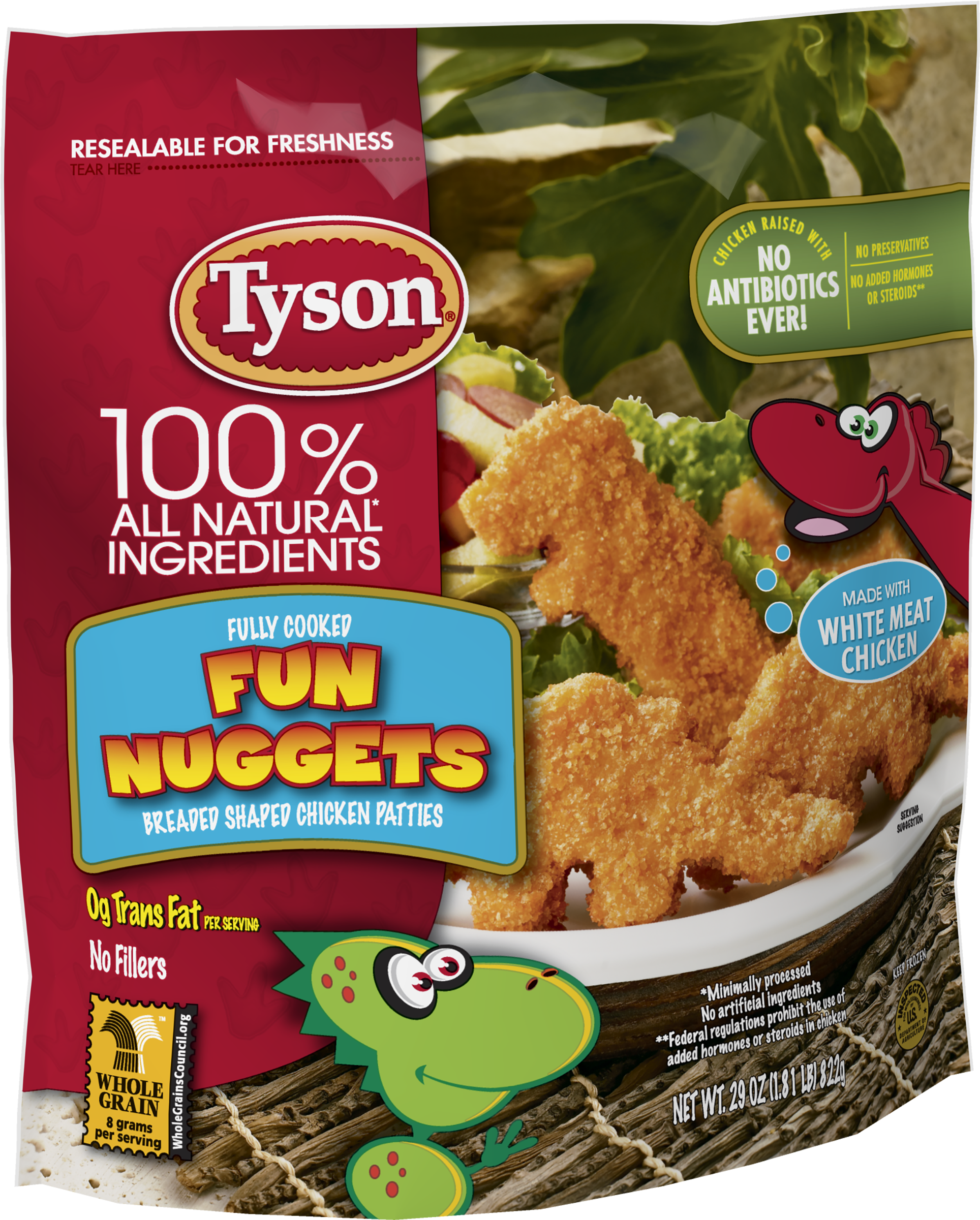 Tyson Fun Nuggets Packaging