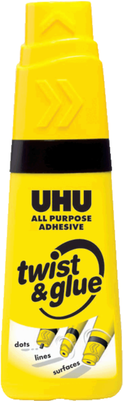 U H U Twistand Glue Adhesive Bottle