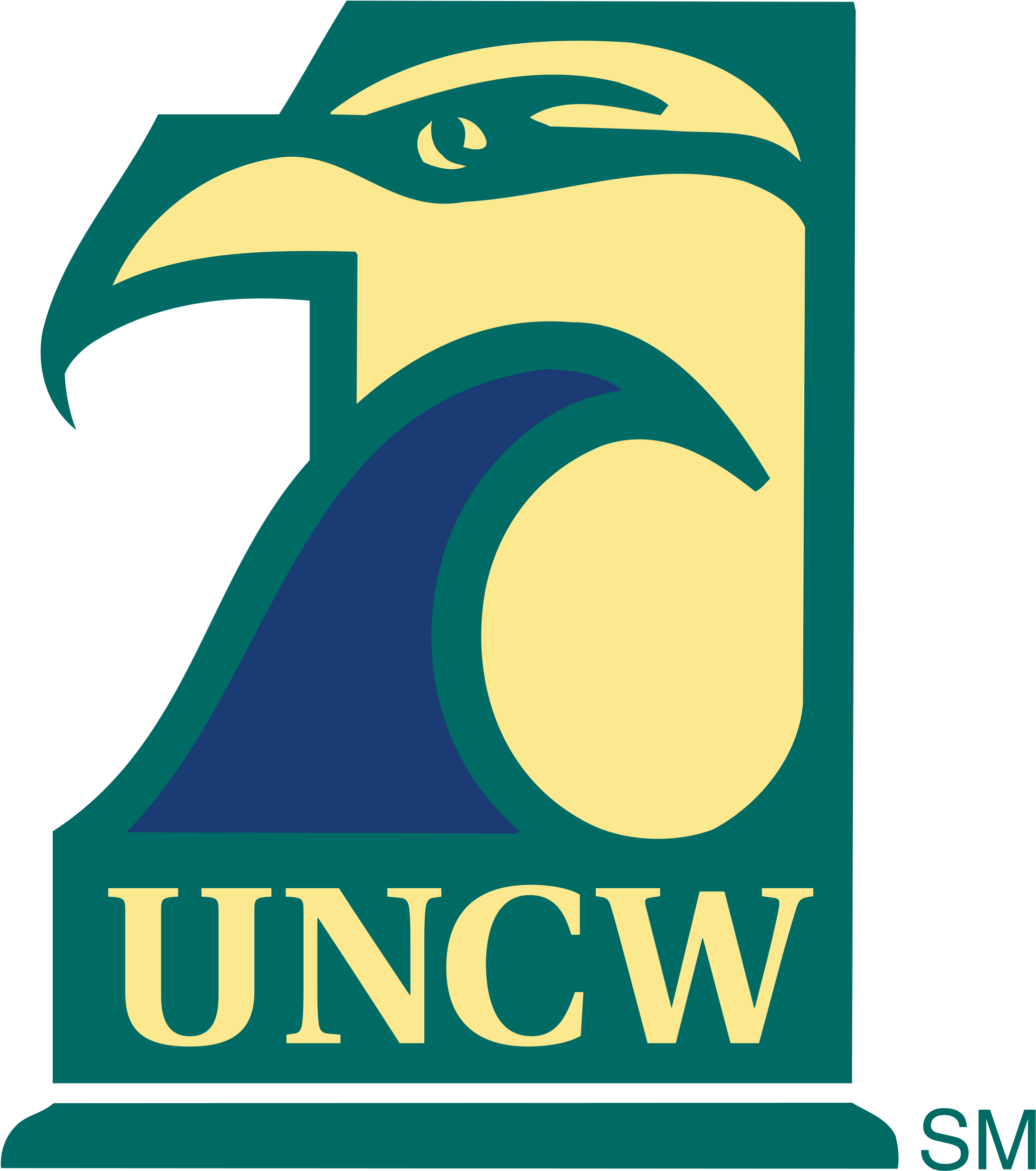 U N C W Seahawk Logo