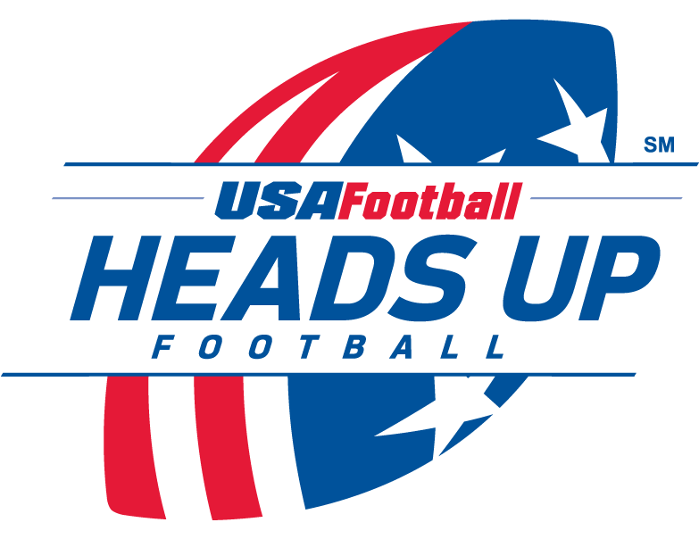 U S A Football Heads Up Logo