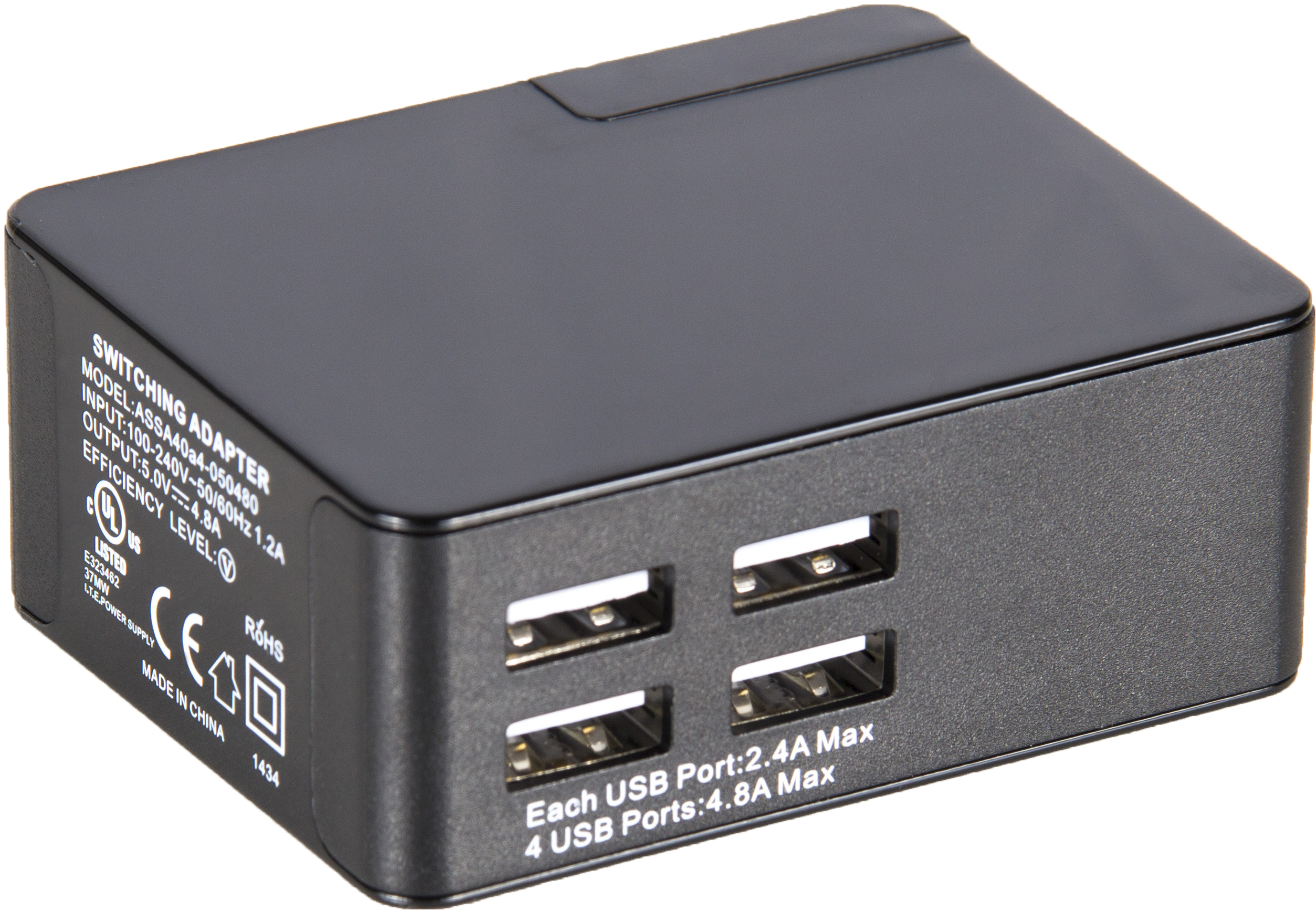 U S B Multi Port Adapter Black