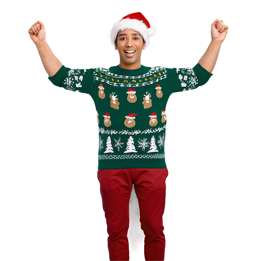 Ugly Christmas Sweater Contest Winner Png Joq21