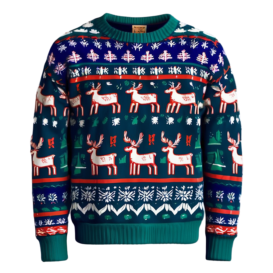 Ugly Christmas Sweater Day Celebration Png 97