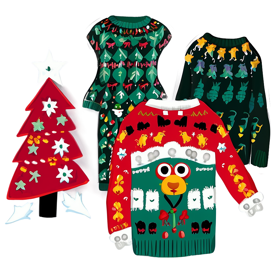 Ugly Christmas Sweater For Pets Png 95