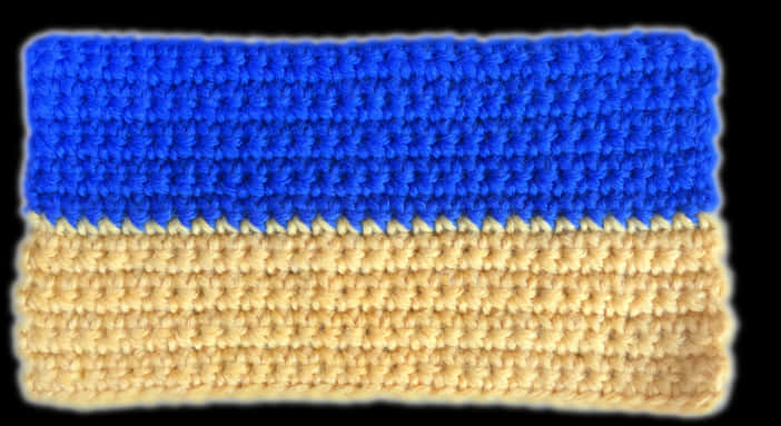 Ukraine Flag Knitted Texture