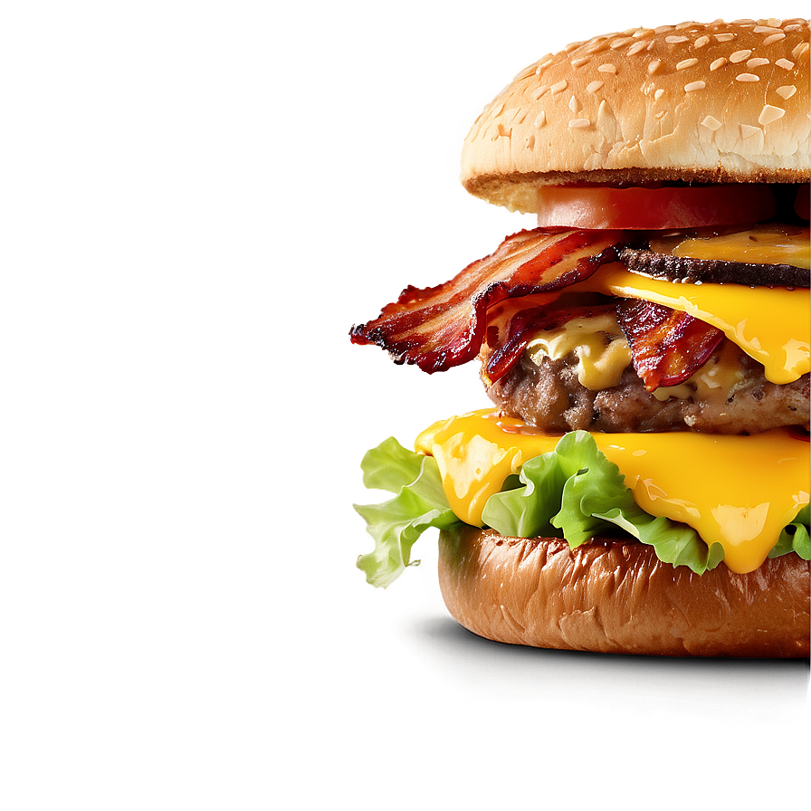 Ultimate Bacon Cheeseburger Png Xwa6