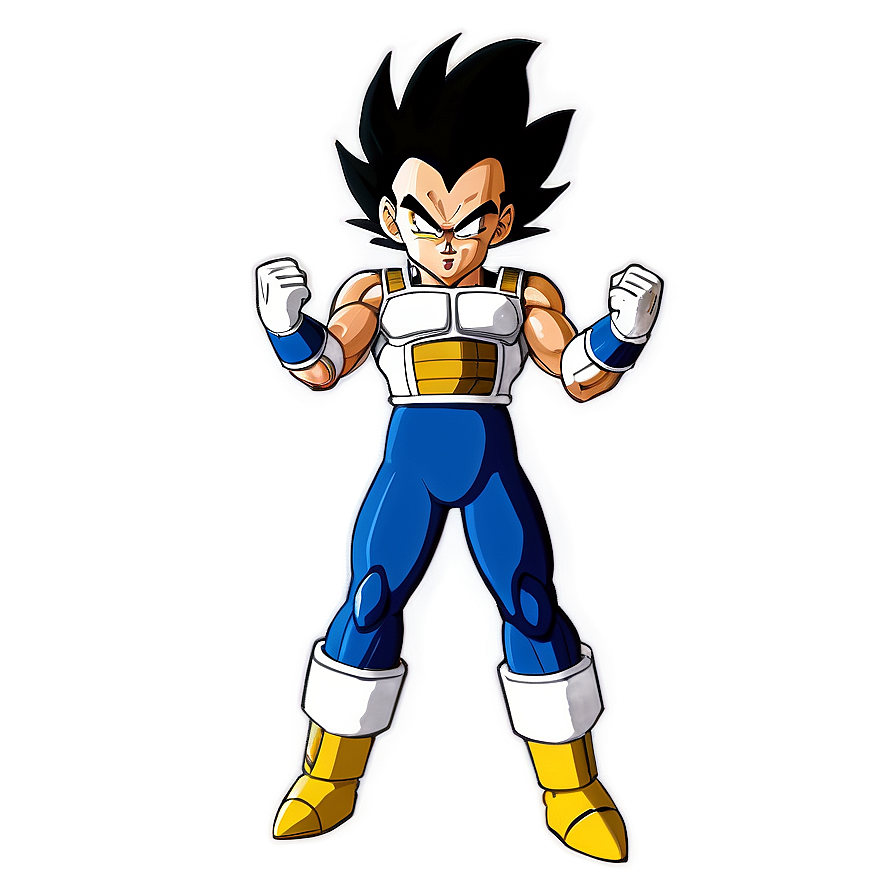 Ultra Ego Vegeta Battle Pose Png 06122024