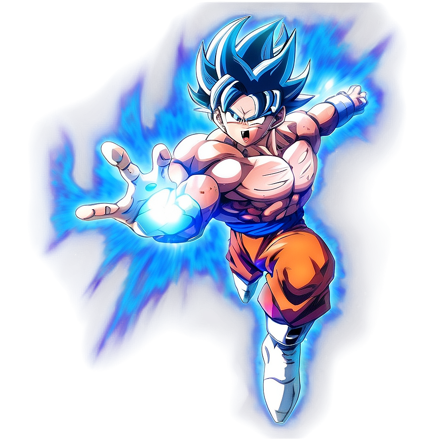 Ultra Instinct Aura Blast Png Gll58