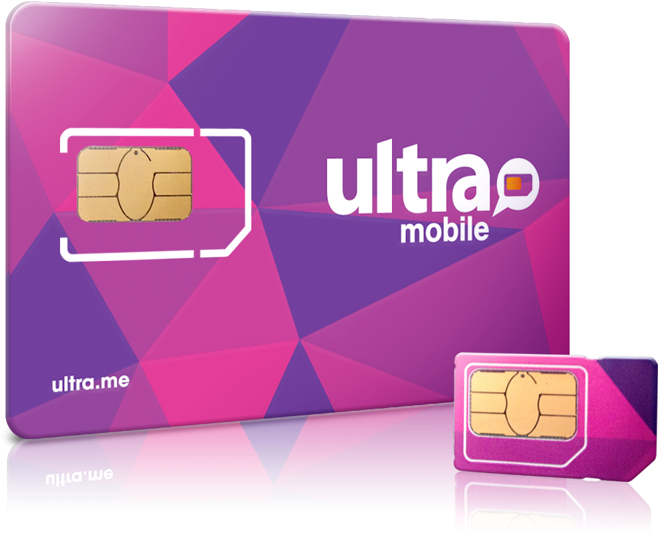 Ultra Mobile S I M Card Packaging