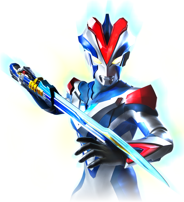 Ultraman With Weapon Pose