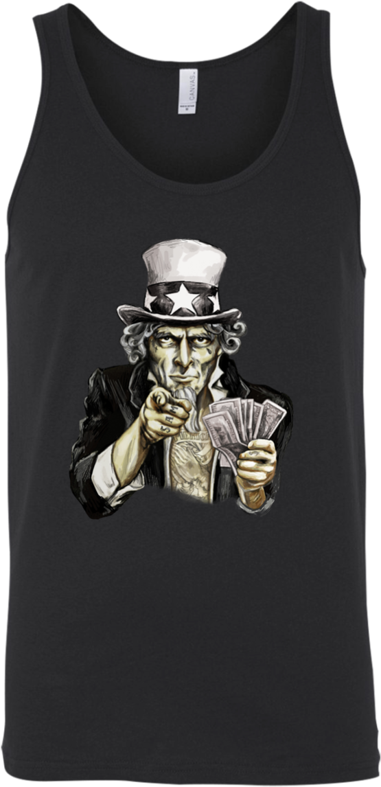 Uncle Sam Money Tank Top