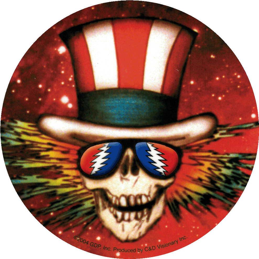 Uncle Sam Skullwith Top Hat