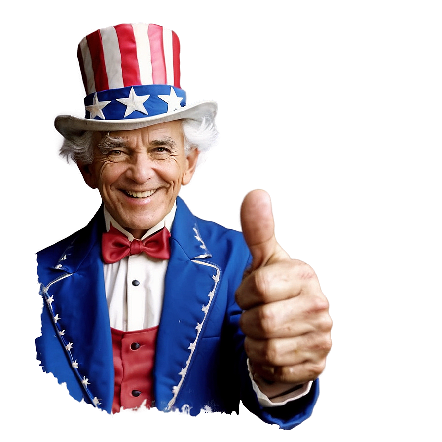 Uncle Sam Thumbs Up Png Raq