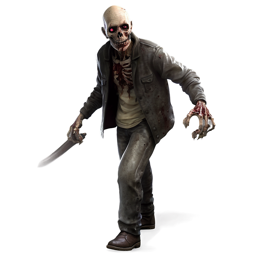 Undead Killer Zombie Png 06242024