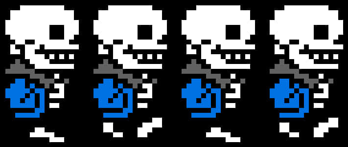 Undertale Sans Expressions Pixel Art