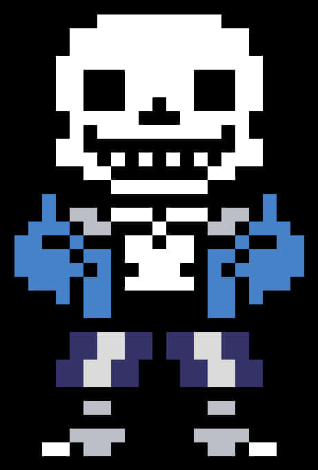 Undertale Sans Pixel Art