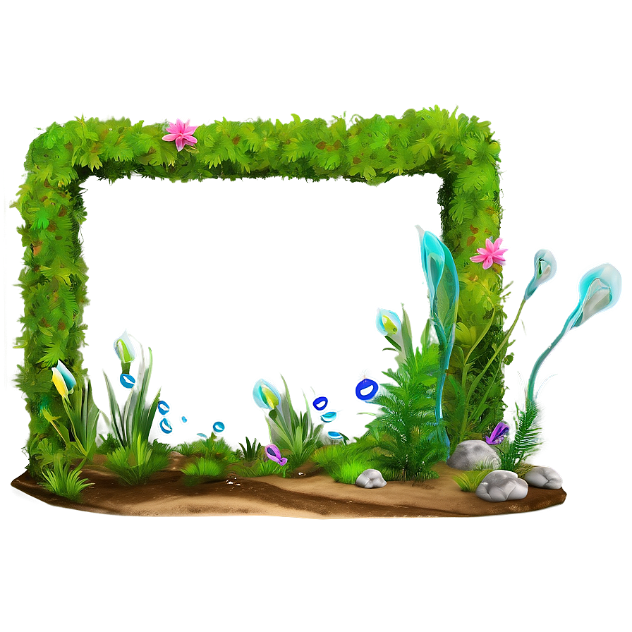 Underwater Floral Scene Png 06132024