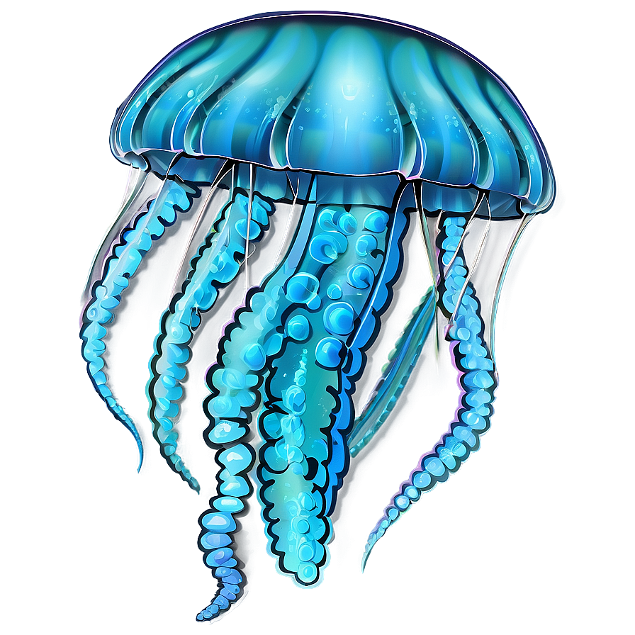 Underwater Jellyfish Png Yji