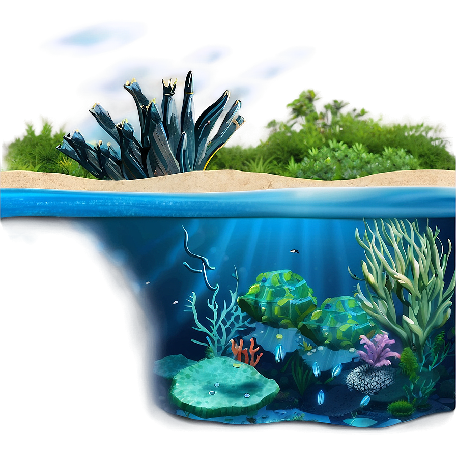 Underwater Landscape Png 06232024