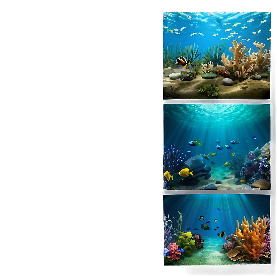 Underwater Landscape Png Qfr66