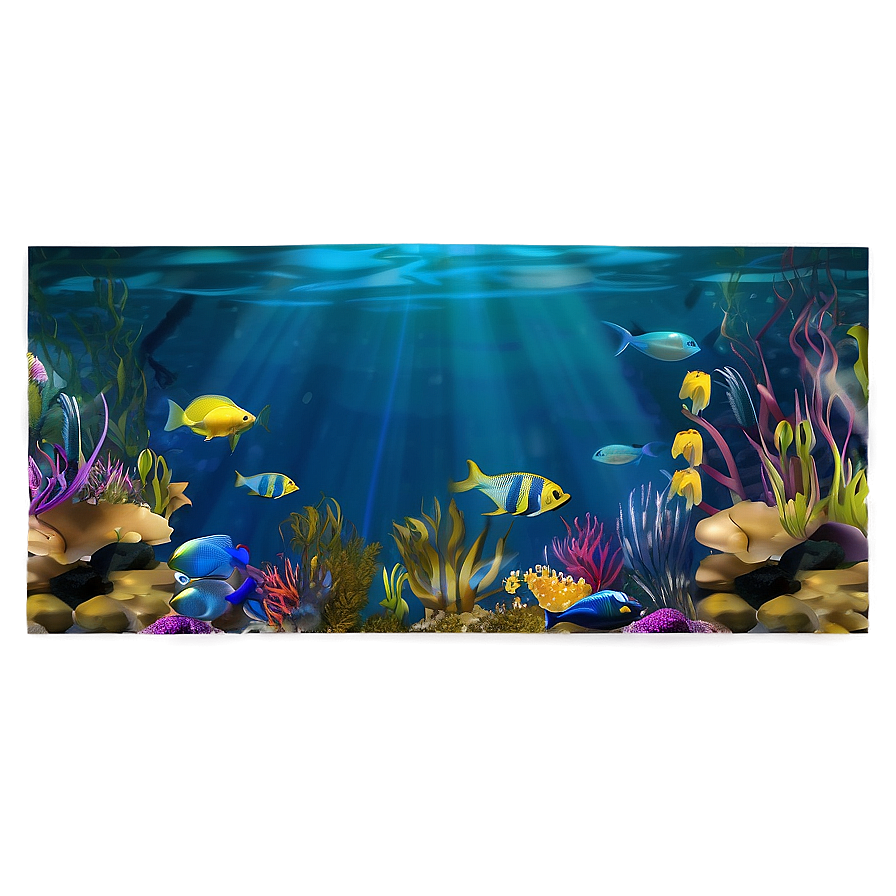 Underwater Scene Graphic Png Rph