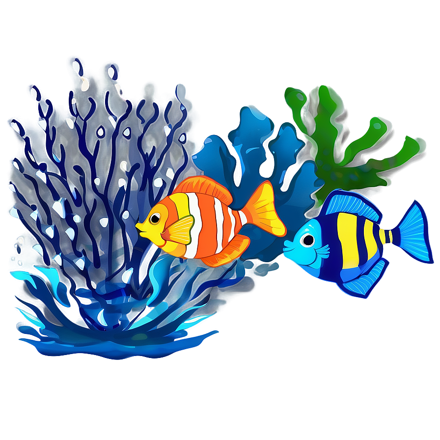 Underwater Scene Graphic Png Vna