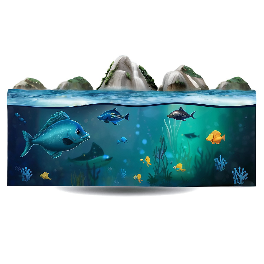 Underwater Scene Png Saf