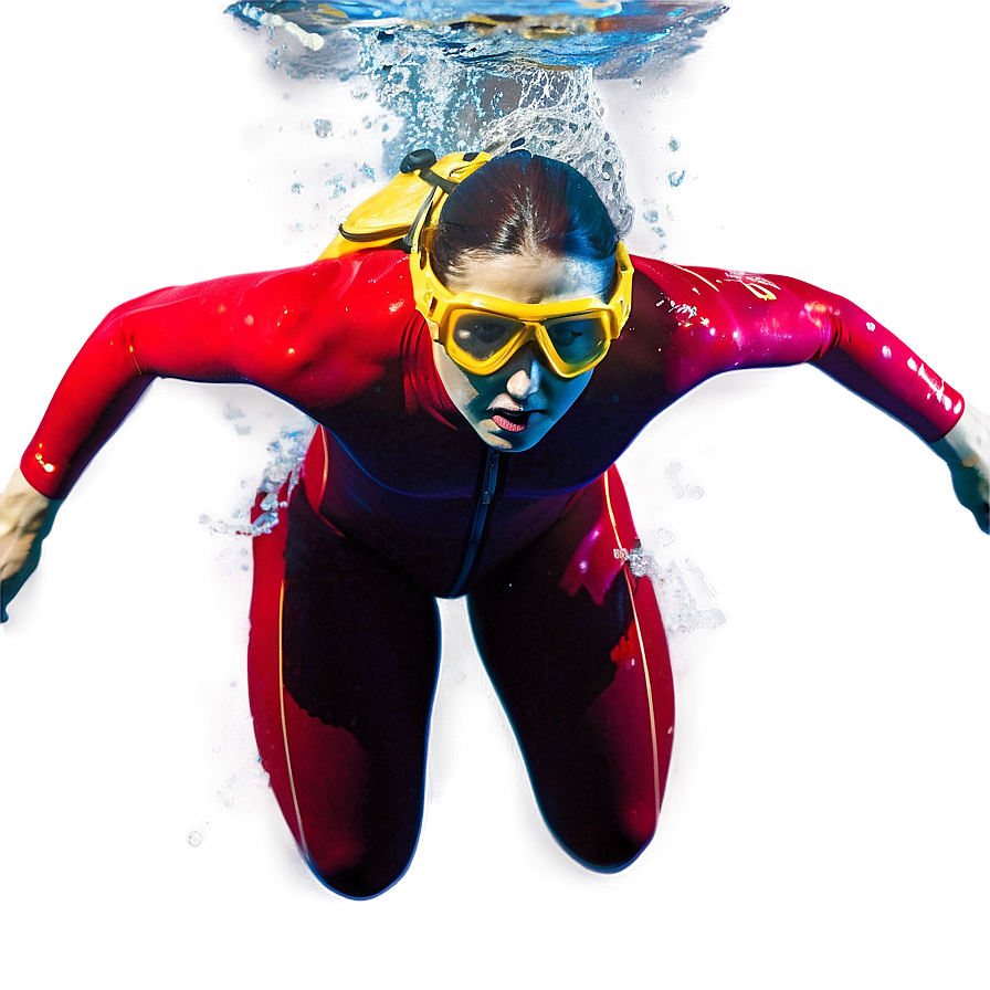 Underwater Swimming People Png 06262024