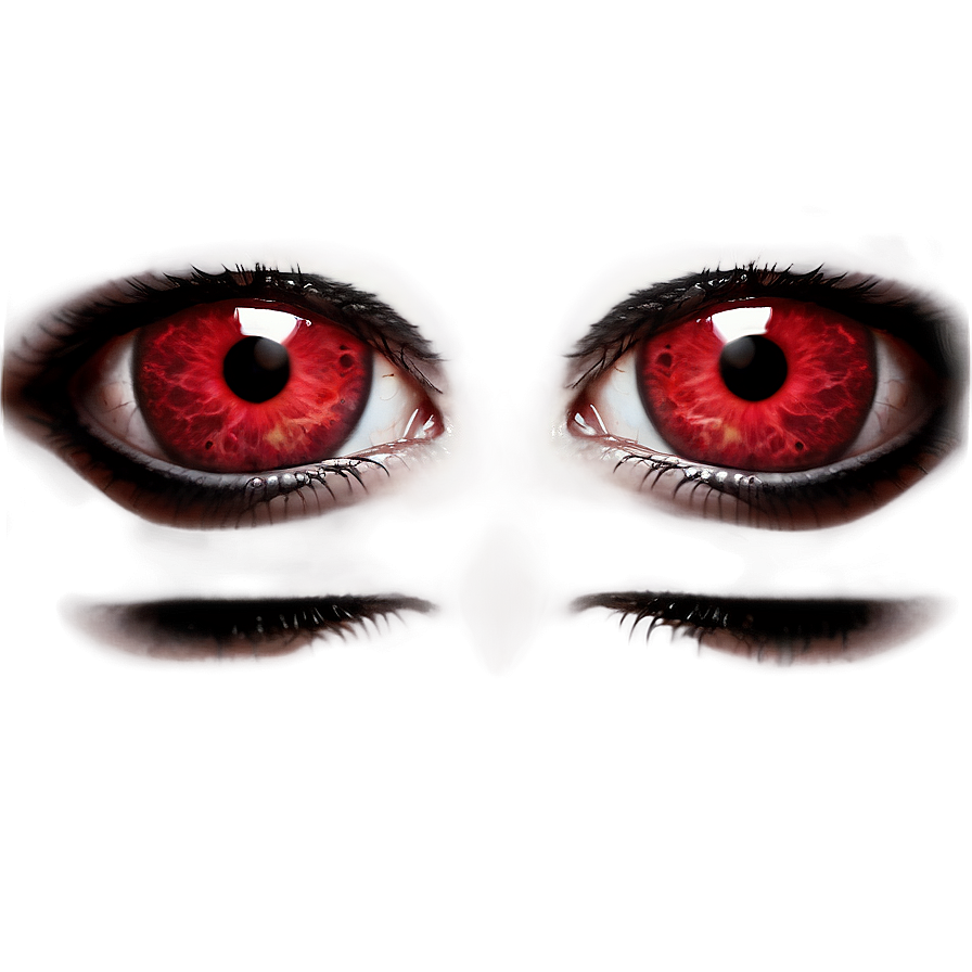 Unearthly Red Eye Glow Png 8