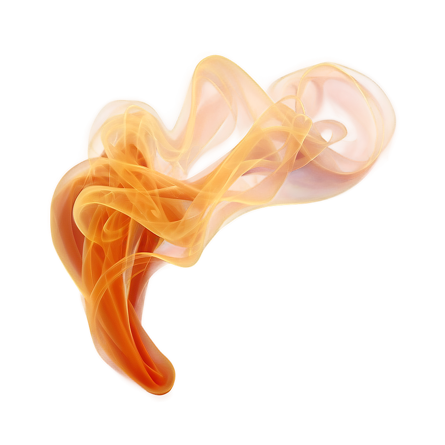 Unfolding Orange Smoke Design Png 95