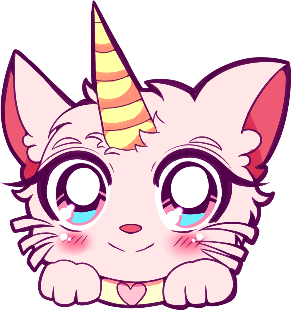 Unicorn Kitten Emote