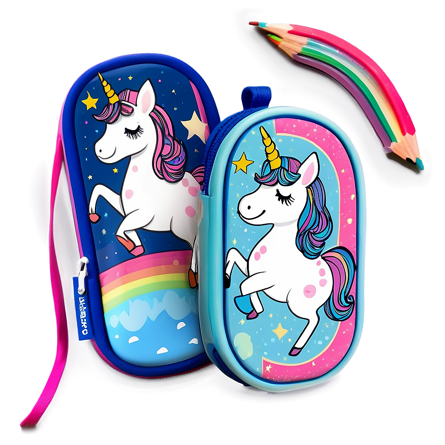 Unicorn Pencil Case Png 06292024