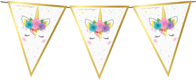 Unicorn Themed Party Banner Design