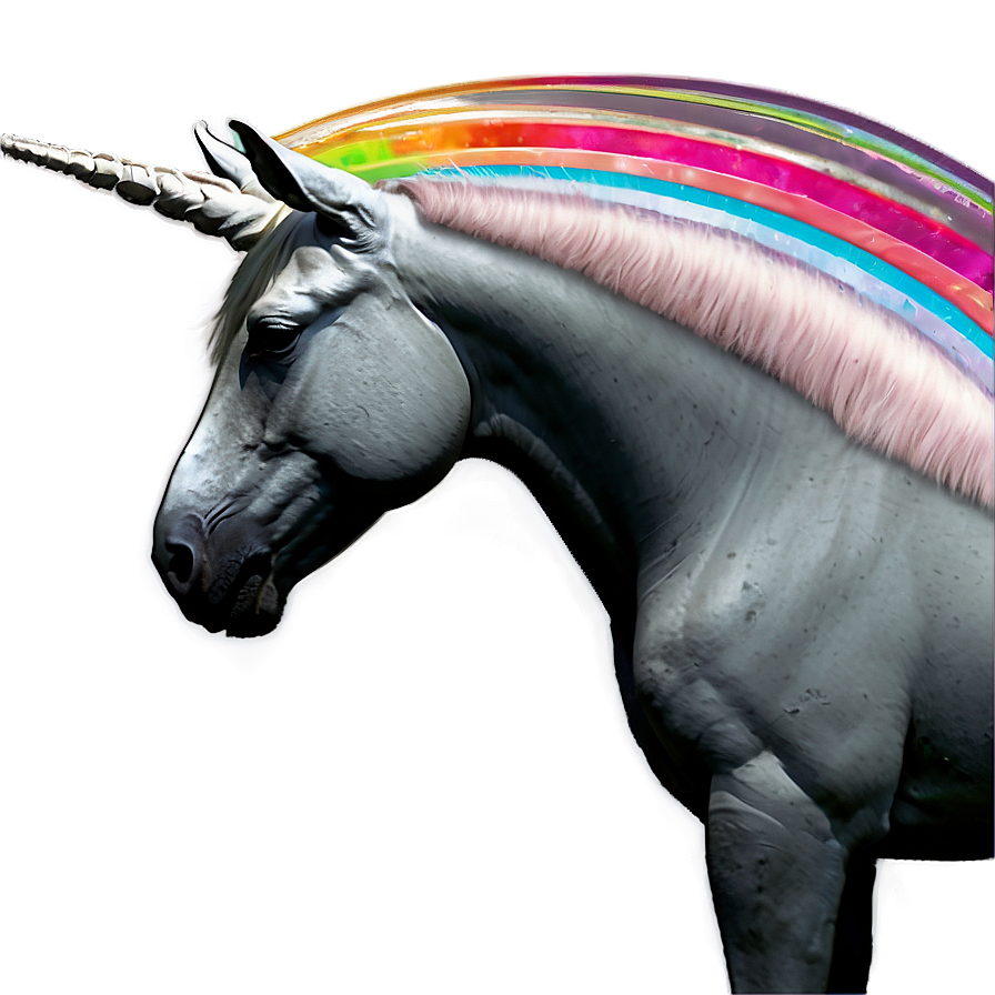 Unicorn With Rainbow Png Ciy