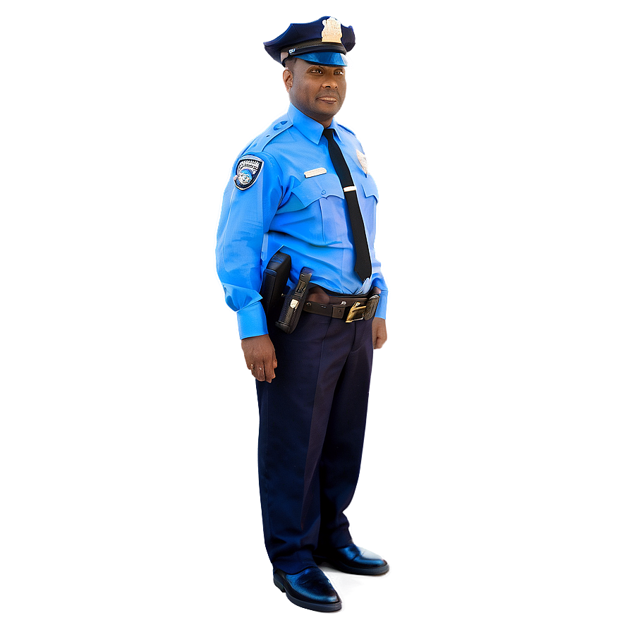 Uniformed Cop Png 06112024