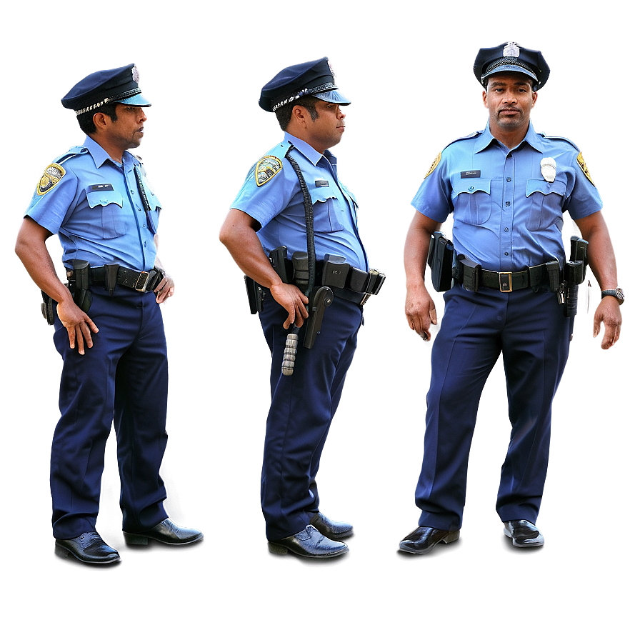 Uniformed Police Officer Png Quv