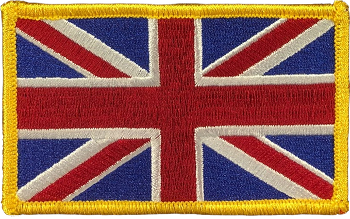 Union Jack Embroidered Patch