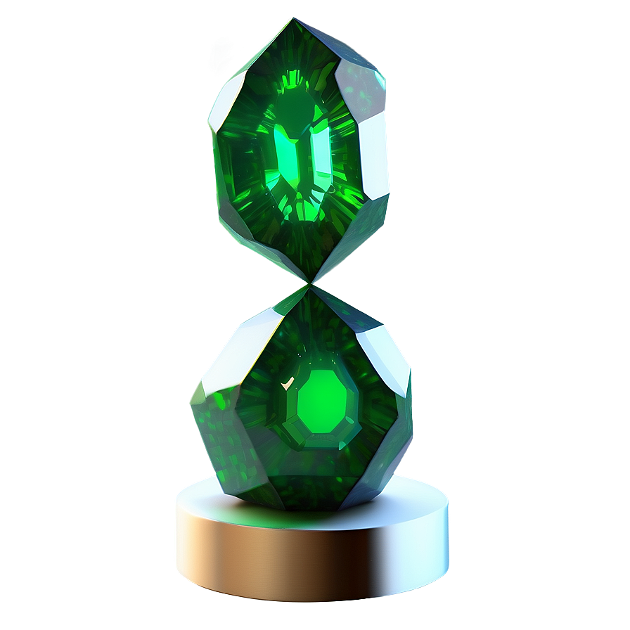 Unique Emerald Sculpture Png 64